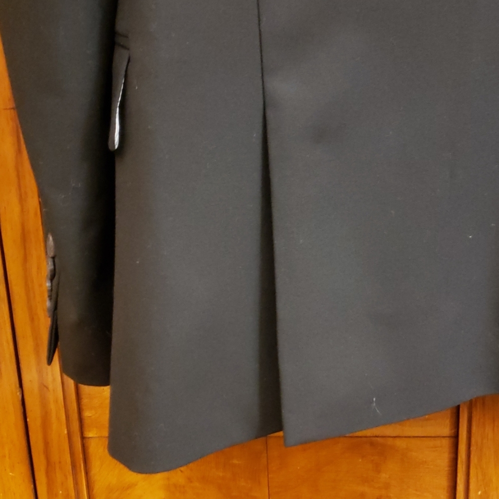 Jf  J Ferrar Black Slim Fit Suit Jacket Size 42S - Picture 6 of 10